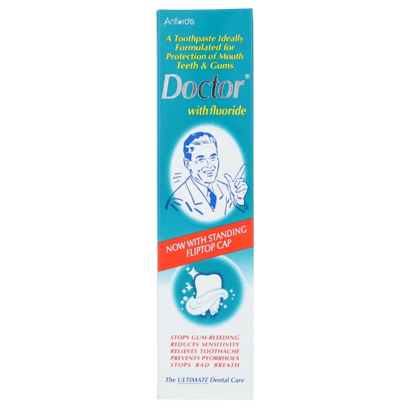 Doctor with Fluoride Toothpaste 65