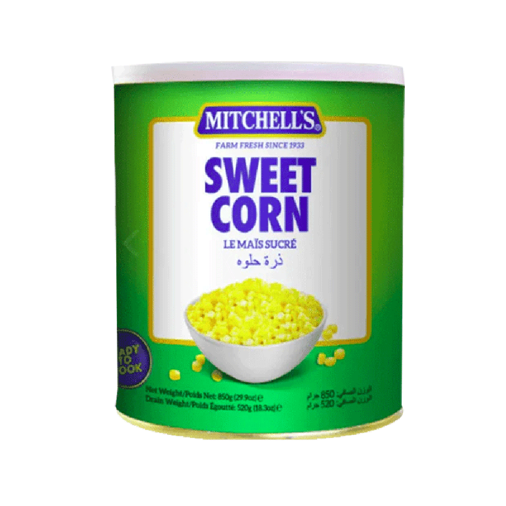 Mitchell Sweet Corn 850G