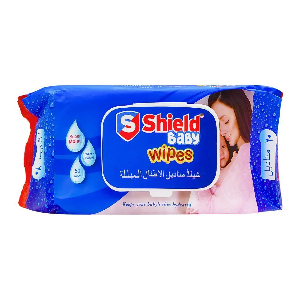 Shield Baby Wipes 60 Wipes
