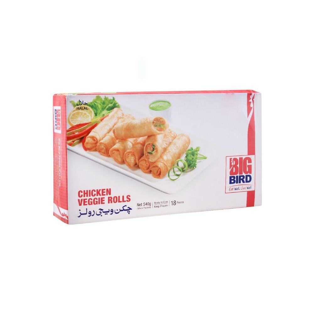 Bb Chicken Veggie Rolls 540G